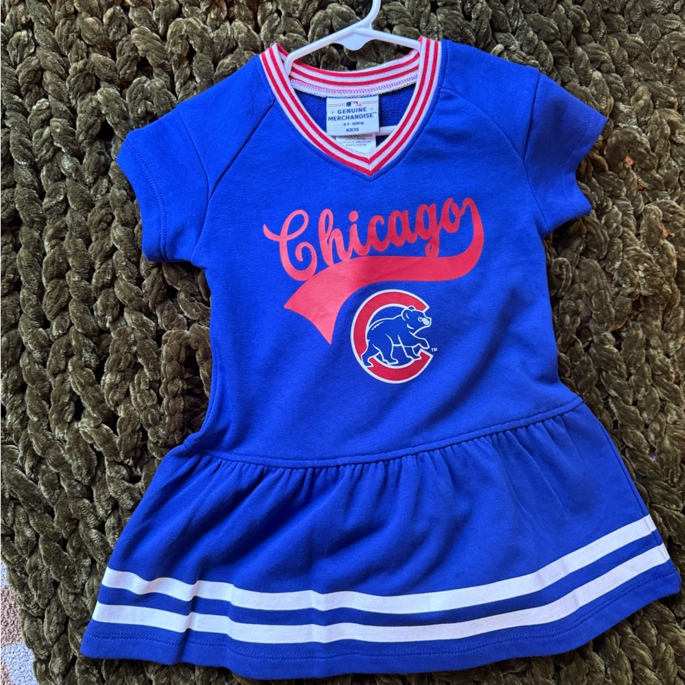 Chicago Cubs toddler girl dress Blue - never worn